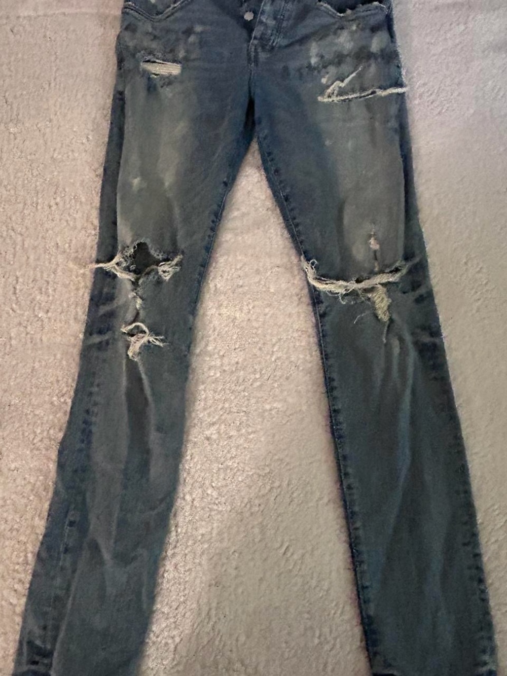 Purple Brand Denim Jeans - Mid Blue Wash